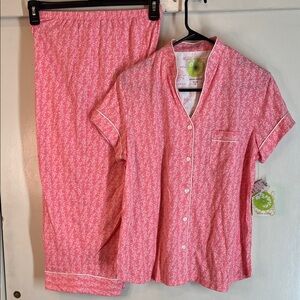 White Orchid Women's Pinky Peachy NWT Pajama Set size S